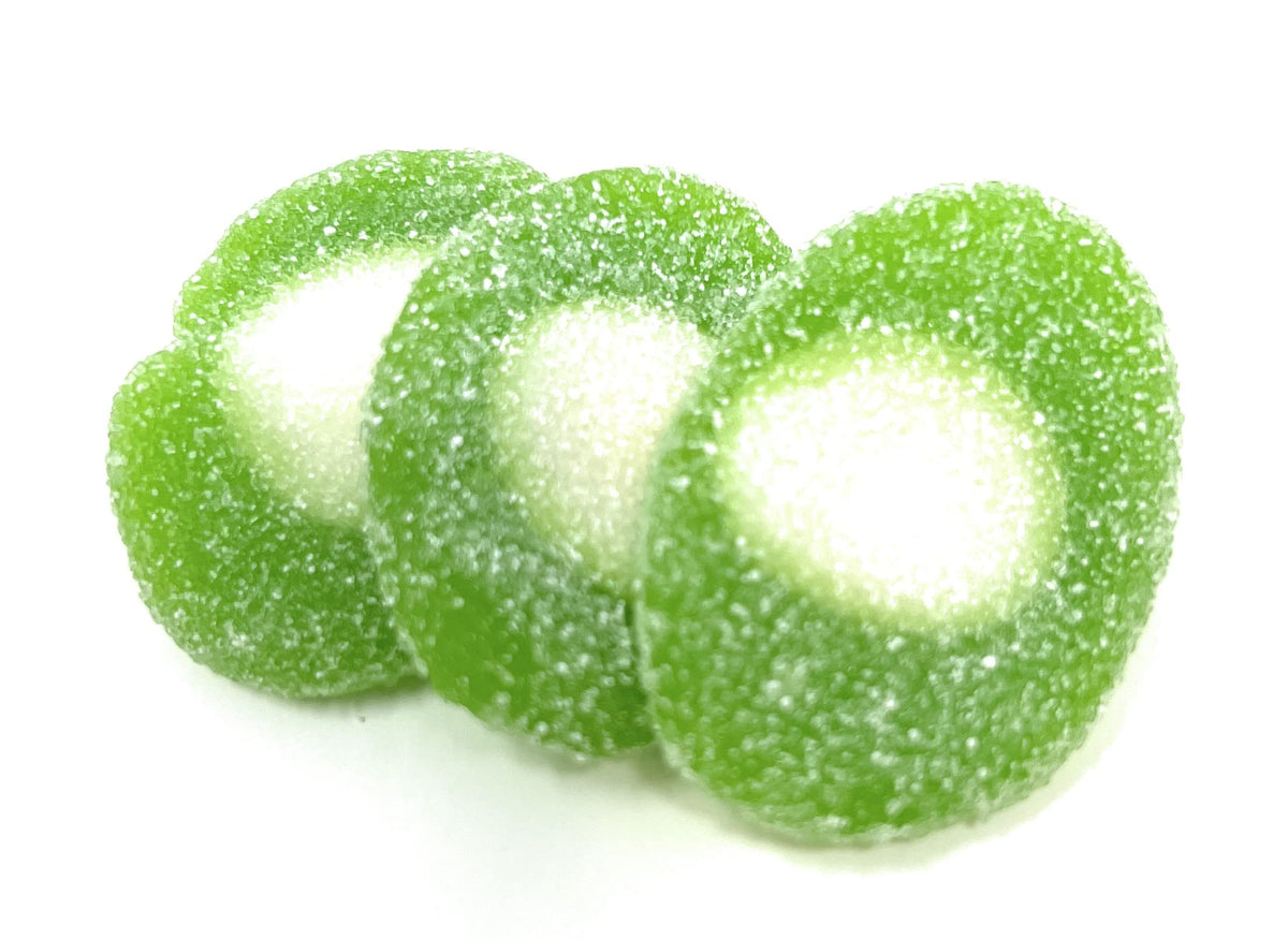 Dulcefina chocolate and Sweets, Sour Kiwi Gummi (2.200 Lbs)