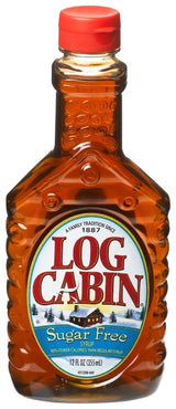 Log Cabin Sugar Free Syrup, 12 Ounce -- 12 Case