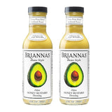 BRIANNAS - Home Style Dijon Honey Mustard Dressing - Fine Salad Dressing made with Premium Ingredients - Gluten Free & Kosher Dressing - 12 oz