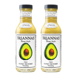 BRIANNAS - Home Style Dijon Honey Mustard Dressing - Fine Salad Dressing made with Premium Ingredients - Gluten Free & Kosher Dressing - 12 oz