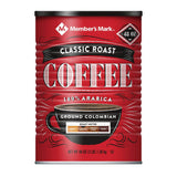 Member's Mark Ground Colombian Coffee Classic Roast, 48 Ounce