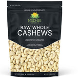 Raw Cashews Unsalted Whole (16 0z. / 1 lb) | Vegan Protein Snacks | Make Cashew Milk | Keto and Paleo Friendly Diet Snacks | Party Snacks | Healthy