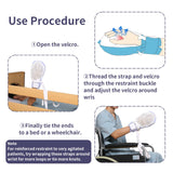 Ehucon Dementia Restraint Gloves Zipper Opening for Prevent Scratching Harm,Control Mitts for Elderly, Fingers Protection Dementia Products