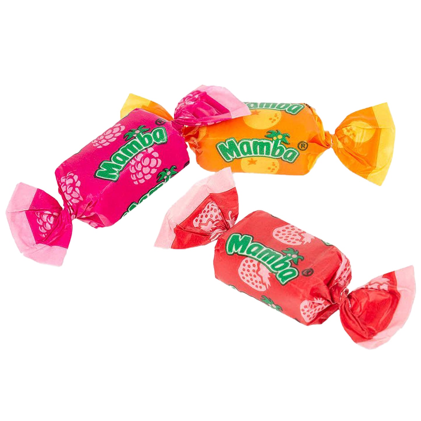 Mamba Fruit Chews Candy, 2 Lbs Party Size Assorted Candy Variety Pack Fruit Snacks Bulk Individually Wrapped In Resealable Bag Approx. 130 pcs (32-Oz)