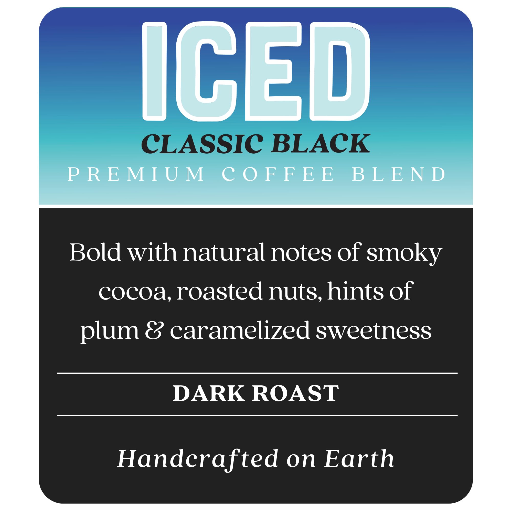 Copper Moon Single Serve Coffee Pods for Keurig K-Cup Brewers, Classic Black Brew Over Ice, 20 Count