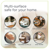 Quikcloth® Everyday Clean - Plant-Based, Gentle, Plastic-Free Cleaning Wipes for Home & Kitchen - Safe on Hands and Surfaces