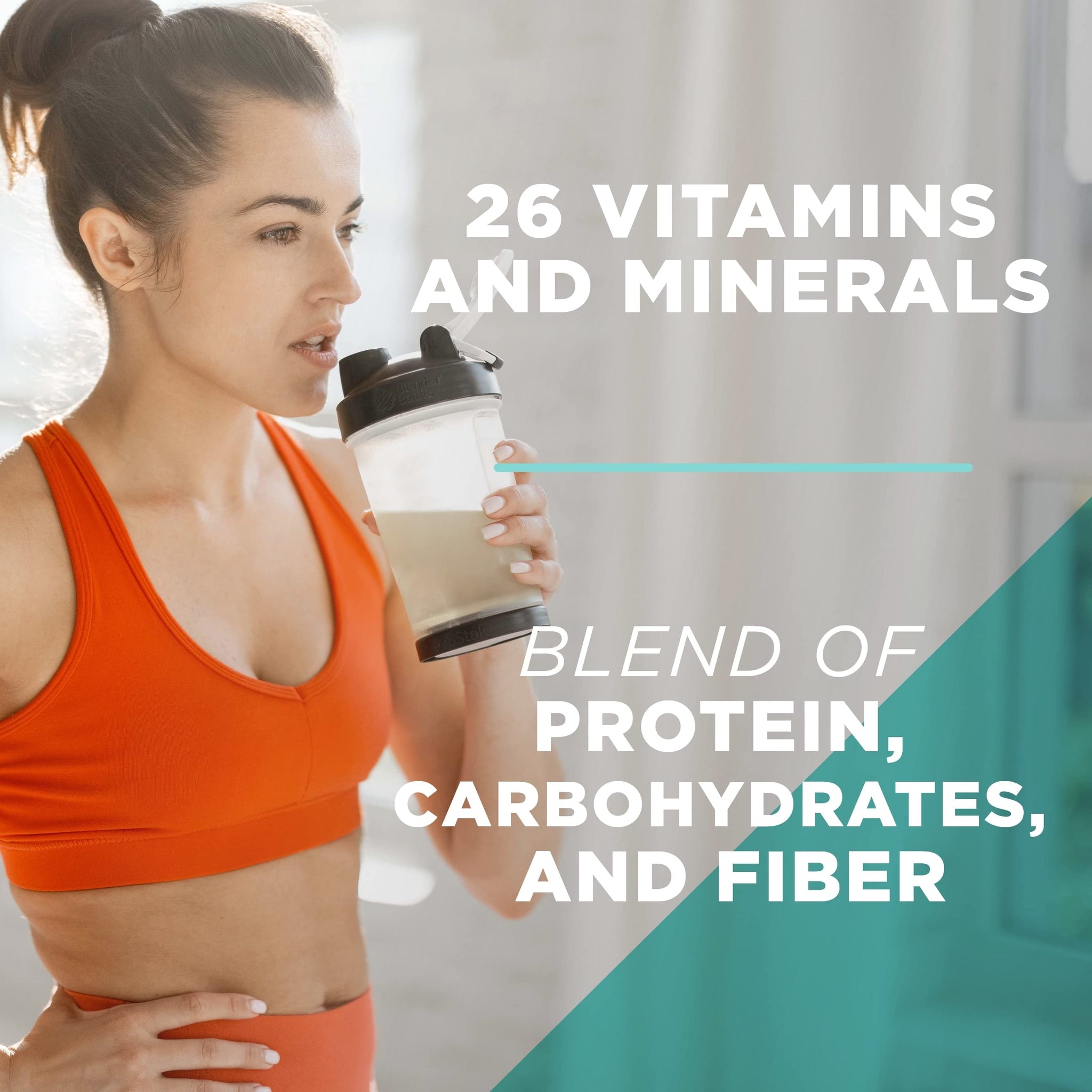 AdvoCare Meal Replacement Shake - Convenient, Delicious Shake Mix with Vitamins, Fiber & Protein - Contains Whey Protein, Oat Fiber, Biotin & More