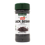 Badia Organic Black Sesame Seed 2.5 oz - Whole Black Sesame Seeds for Cooking, Baking & Garnishing - Rich, Nutty & Crunchy Flavor