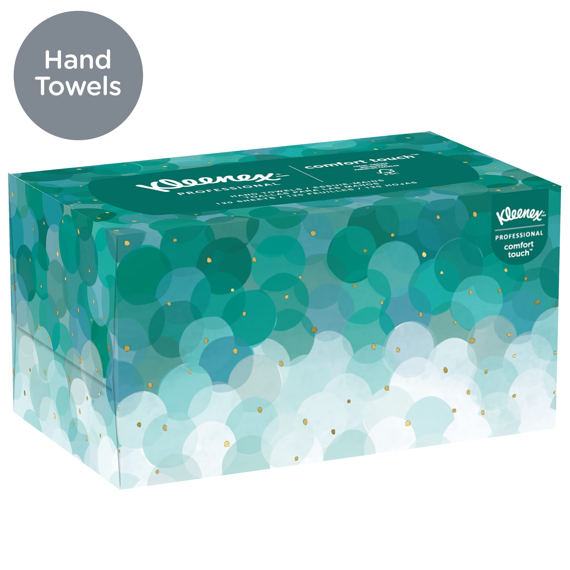 Kimberly Clark 11268 Kleenex Hand Towels Premium Ultra Soft, Pop-Up Box, White (1 Individual Box of 70 Sheets)