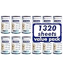 Lint Rollers for Pet Hair Extra Sticky, 1320 Sheets (12 Refills Mega Value Set), Portable Pet Lint Remover for Clothes, Furniture, Carpet, Dog & Cat