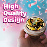 30 x Edible Cupcake Toppers - Galactic Adventure Inspired Collection of Edible Cake Decorations | Uncut Edible on Wafer Sheet