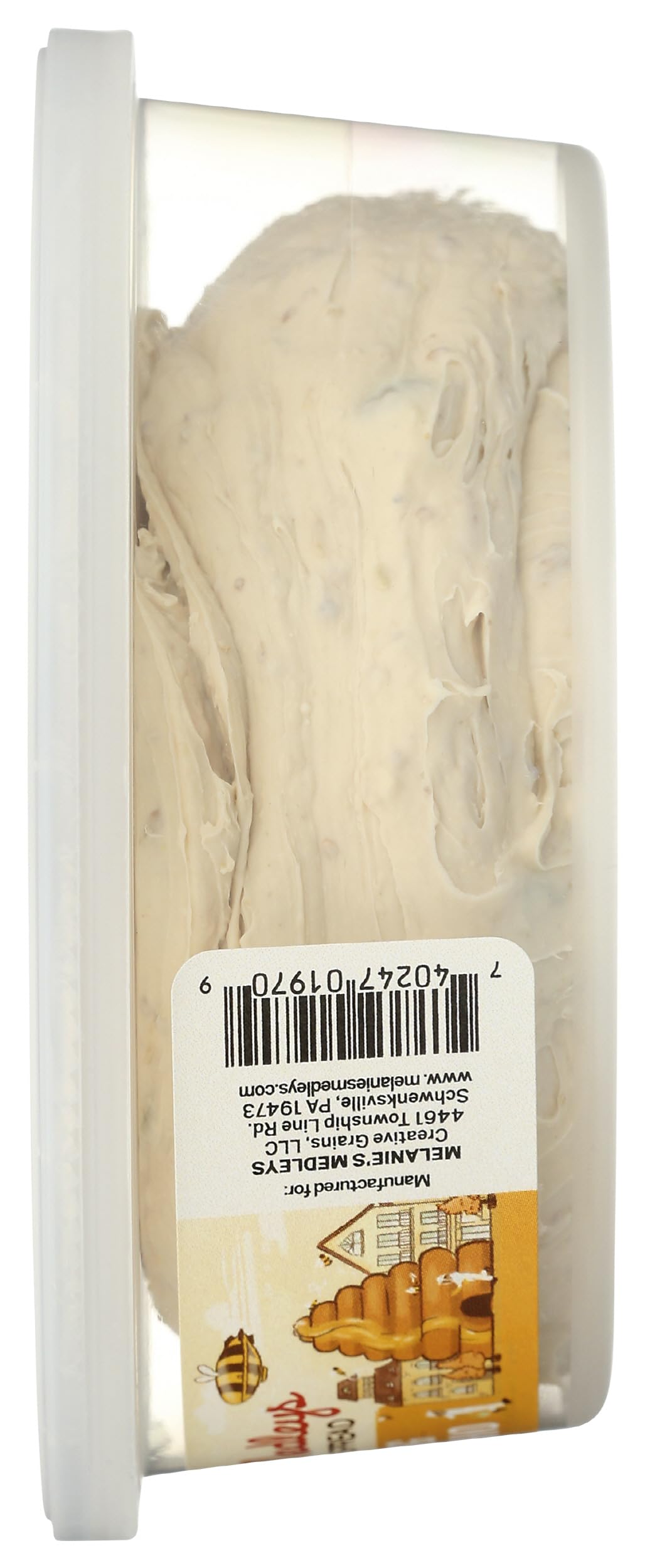 Melanie's Medleys, Spread Cream Cheese Honey Fig Pistachio, 7.5 Ounce