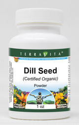 Dill Seed (Certified Organic) Powder (1 oz, ZIN: 518597) - 3 Pack