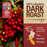 Mayorga Decaf Coffee 2lb Bag Dark Roast Organic Swiss Water Decaffeinated Cubano Roast Coffee - 100% Arabica Whole Coffee Beans - Smoothest Organic
