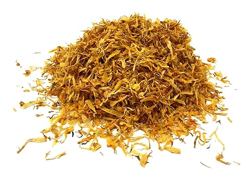 Calendula Petals Edible Flower Sprinkles - Pure Dried Marigold Flower Petals - Vegan | Gluten Free | Non-GMO | No Sugar Added - Net Weight: 0.35oz