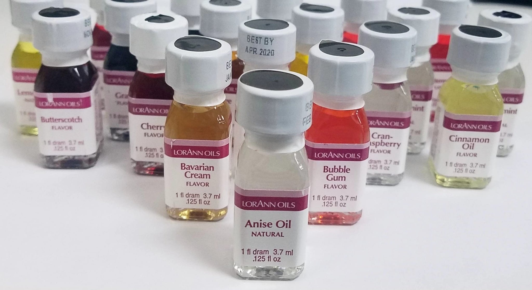 LorAnn SS Pack #1 of 12 Fruity Flavors in 1 dram bottles (.0125 fl oz - 3.7ml)