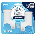 Glade PlugIns Air Freshener Warmer, Scented and Essential Oils for Home and Bathroom, Up to 70 Days on Low Setting, 2 Count
