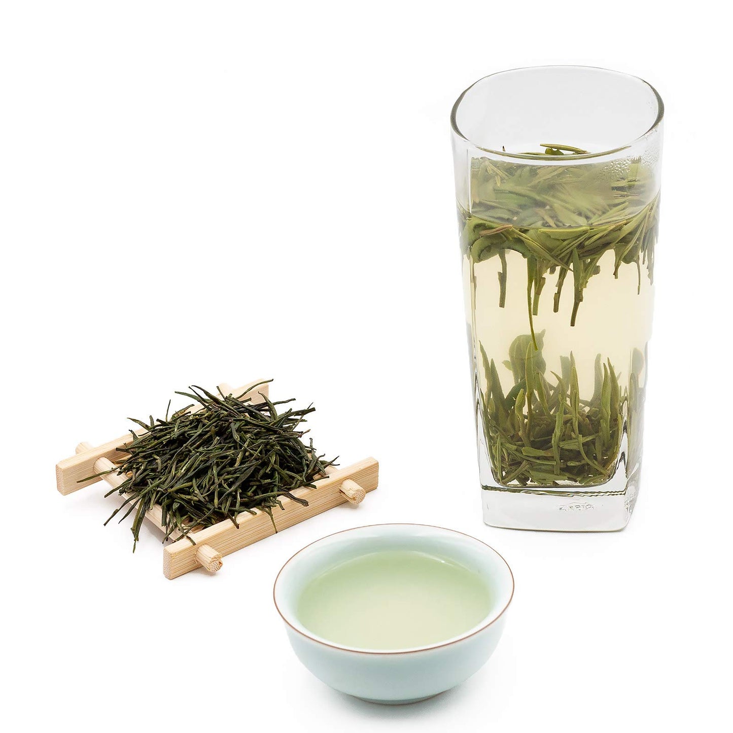 Oriarm Mount Emei Zhu Ye Qing Green Tea 100g - Chinese Bamboo Leaf Green Loose Leaf Tea - Yuqian 1st Grade