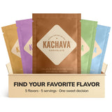 Ka’Chava All-In-One Nutrition Shake Blend, 5 Flavor Sample Pack, 5 Servings, 85+ Superfoods & Nutrients, Meal Replacement, Greens Plant-Based