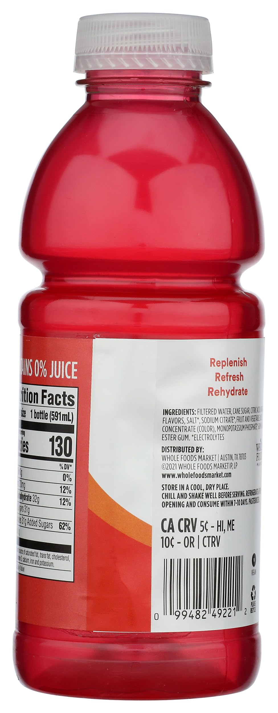 365 by Whole Foods Market, Berry Sports Drink, 20 Fl Oz
