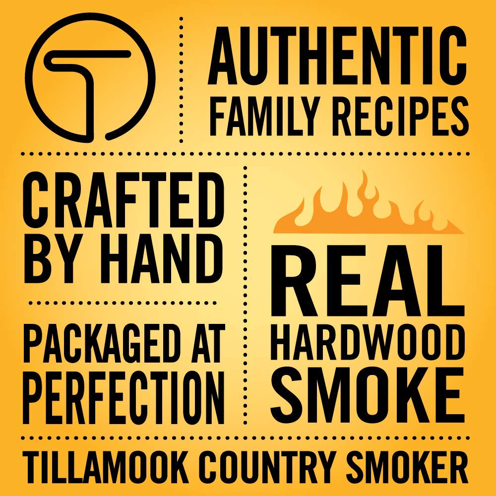 Tillamook Country Smoker Peppered Deli Style Thin Sliced Slab Beef Jerky, Low Carb, High Protein, Ready to Eat Keto Snacks, Chopped & Formed Slabs,12