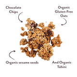 Michele's Granola - Salted Chocolate Tahini - Handmade Non-GMO Whole Grain Oats - Free of Gluten, Soy, Wheat, & Dairy