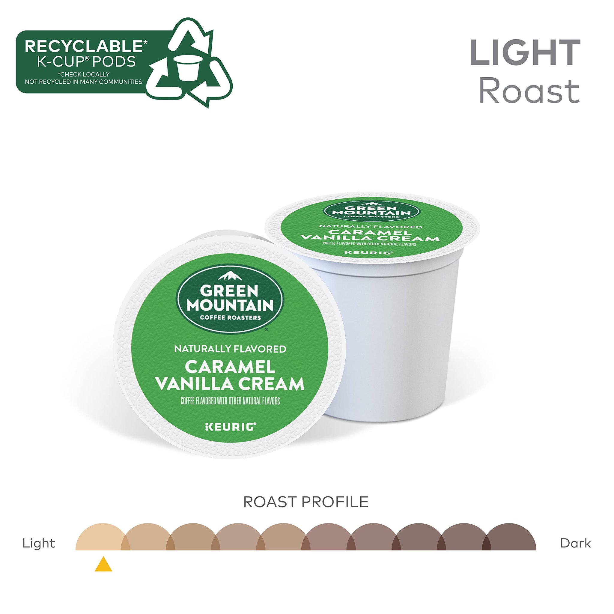 Green Mountain Coffee Caramel Vanilla Cream Coffee K-Cups