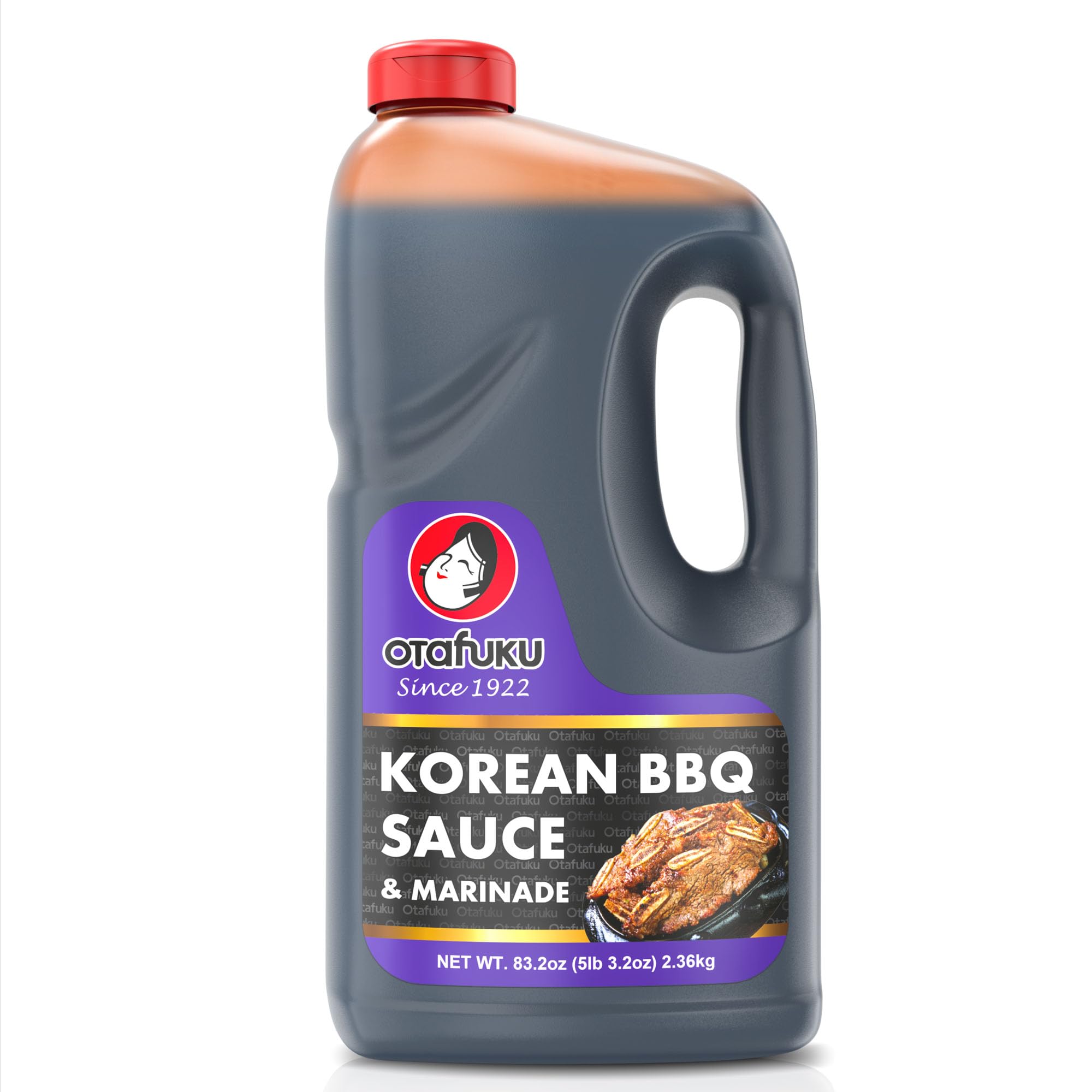 Otafuku Korean BBQ Bulgogi Sauce Marinade, Restaurant Bulk Size - 83.2 Ounces (1/2 Gallon)- Pack of 1