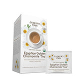 ANDREW LESSMAN Tea - Certified Organic Egyptian Golden Chamomile Tea 30 Sachets - Chamomile Blossoms Cultivated in Nutrient-Rich Soils. Naturally