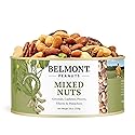 Belmont Peanuts Gourmet Sea-Salted Mixed Nuts, 18 oz (1 Pack) - Cashews, Almonds, Pecans, Filberts, Pistachios - Only 7 Simple Ingredients, No