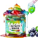 Sour Gooey Crystal Gemstone Gummies with Real Fruit Juice - Sweet & Tangy Blueberry Flavor - Wet & Sticky Candy Snacks with Sour Ooze - 13.05oz