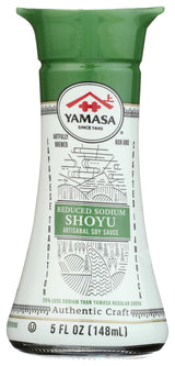 Yamasa, Reduced Sodium Shoyu Artisanal Soy Sauce, Non-GMO, Glass Bottle with Dispenser, 5 fl oz