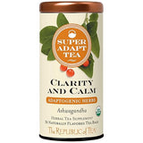 The Republic of Tea - Clarity and Calm SuperAdapt Herbal Tea, 36 Tea Bags, Organic, Caffeine Free, Ashwagandha