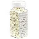 White Sprinkles Jimmies 3.17 oz, Sprinkles For Cake Decorating, Cake Sprinkles, Sprinkles For Baking, Ice Cream & More, The Hampton Candy Company