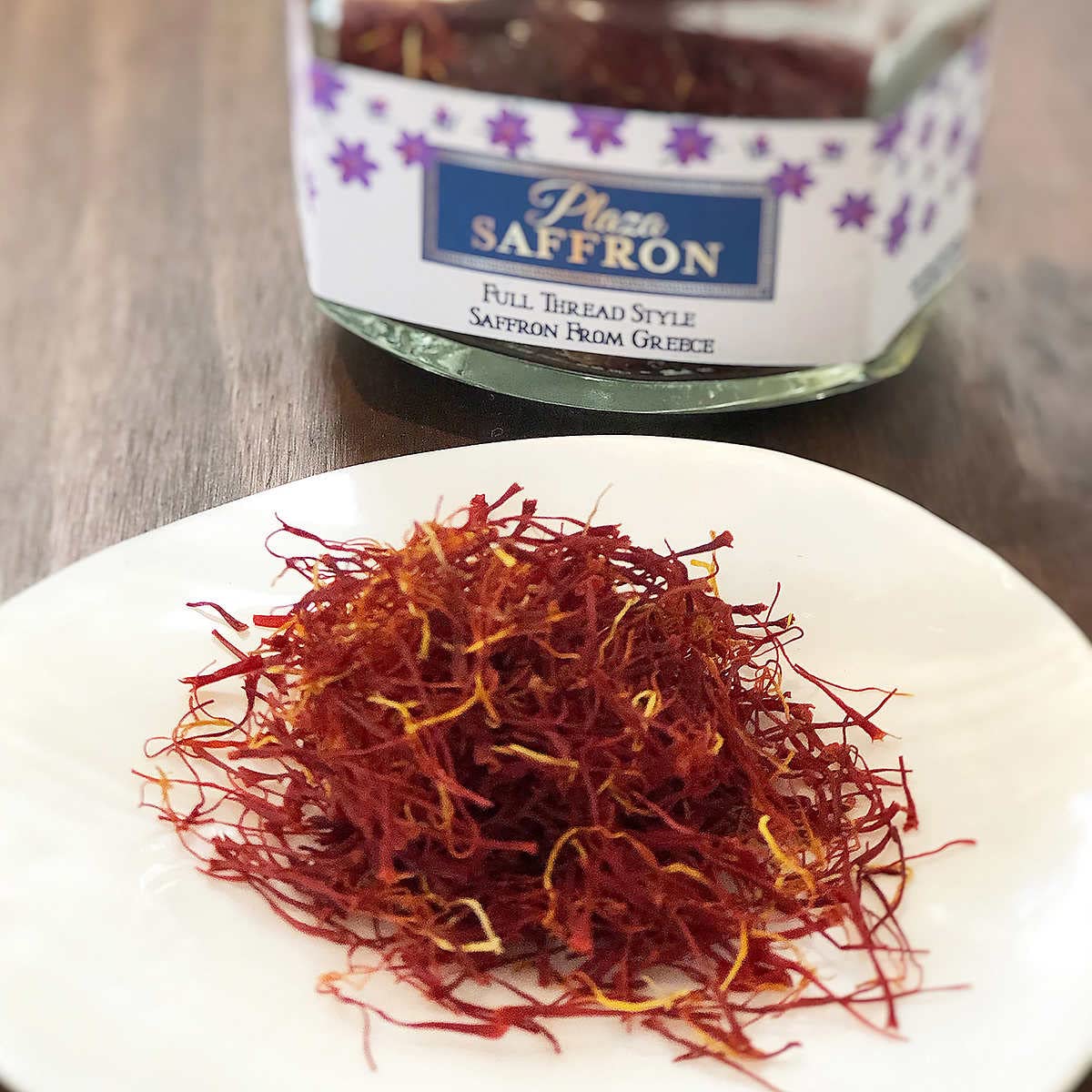 Full Thread Greek Saffron, 14 Gram in a Jar