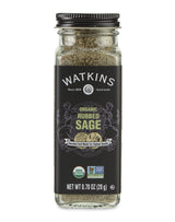 Watkins Gourmet Organic Spice Jar, Rubbed Sage, Non-GMO, Kosher, 0.7 Ounce Jar, 1-Pack