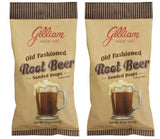 4 Set - Gilliam Old Fashioned Candy Flavored Sanded Root Beer Drops Pack of 2 (4.5 oz. Bag) (Root Beer)