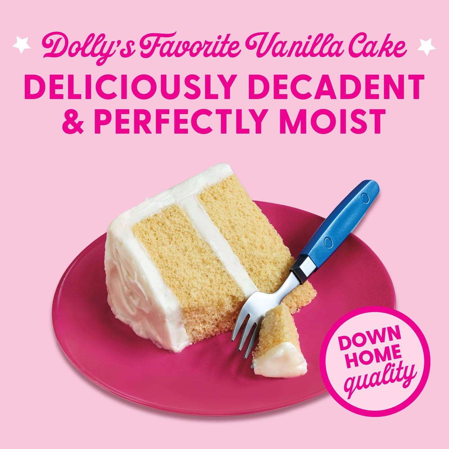 Duncan Hines Dolly Parton's Vanilla Flavored Cake Mix, 15.25 oz.