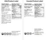 Food to Live Organic Cashews, 2 Pounds - Whole, Size W-240, Unsalted, Non-GMO, Kosher, Raw, Vegan, Bulk