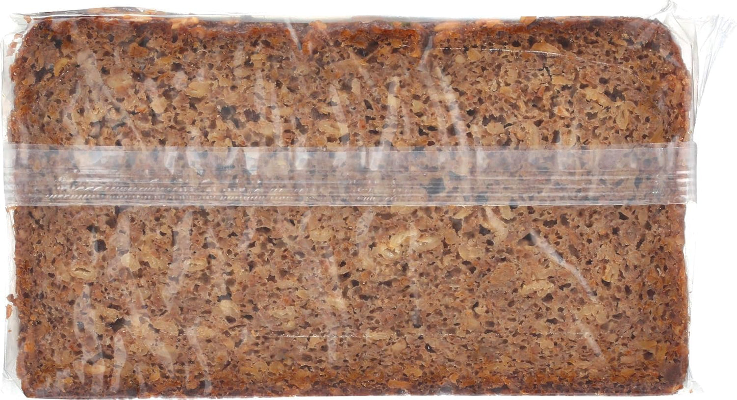 Mestemacher Natural Fitness Bread, 17.6 Oz - High Fiber Whole Grain German Bread, Non-GMO, Healthy Fitness, Ready to Eat, Long Shelf Life (Pack of 6)