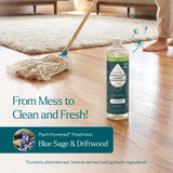 Puracy Wood Floor Cleaner Concentrate - pH Neutral Plant-Powered Hardwood All Purpose Cleaner - Residue-Free Non-Sticky Cleaning Solution As Seen on
