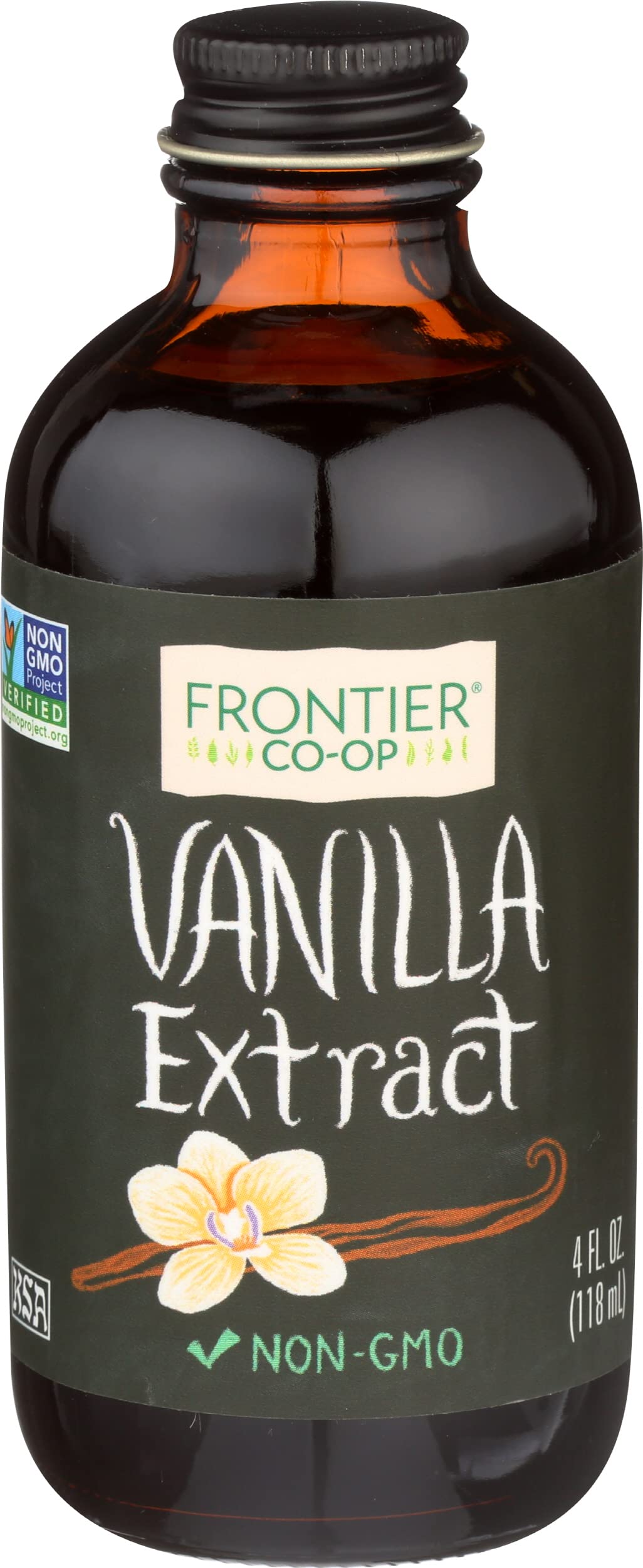 Frontier All-Natural Vanilla Extract, 4 Ounce