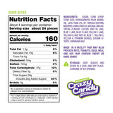 Freeze Dried Sour Candy - Crazy Candy Sour Bites; Intense Tangy, Crunchy and Amplified Tart Flavor, 4.2oz Bag