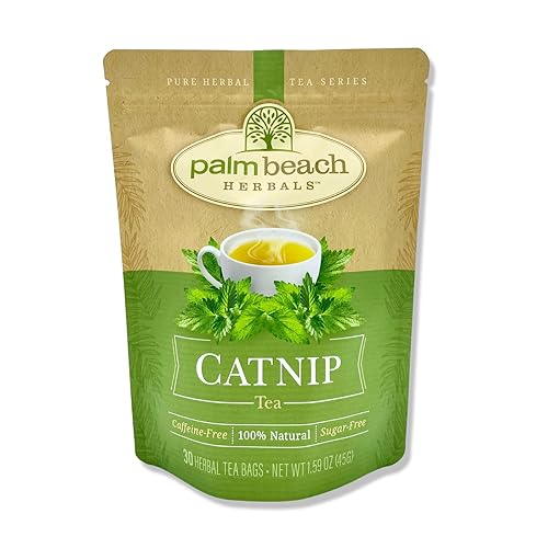 Catnip Tea - Pure Herbal Tea Series by Palm Beach Herbal Tea Company (30 Tea Bags) 100% Natural