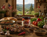 Adjika-Georgian Style Chili Paste (HOT) 1 Jar 9 OZ (255g)