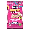 Lundberg Sweet Cakes Birthday Cake | Mini Rice Cakes | Gluten-Free, Non-GMO | 4g Sugar, Whole Grain Snack | Monk Fruit Sweetened | 5oz Bag