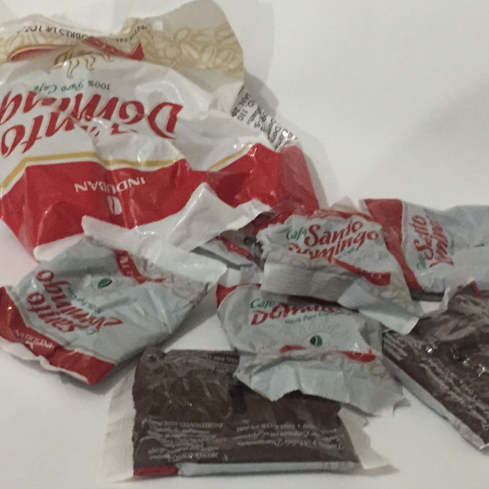 Cafe Santo Domingo 100% Puro Cafe 1 Packet of 12 units of 1 oz each