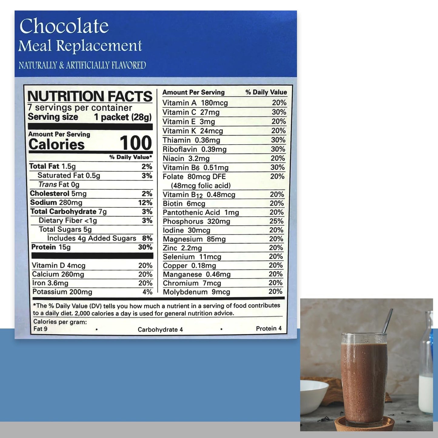 BestMed Chocolate Pudding & Shake Mix - Low Carb, Low Sugar, Low Calorie, Gluten Free, Keto Friendly Meal Replacement (7 Count)