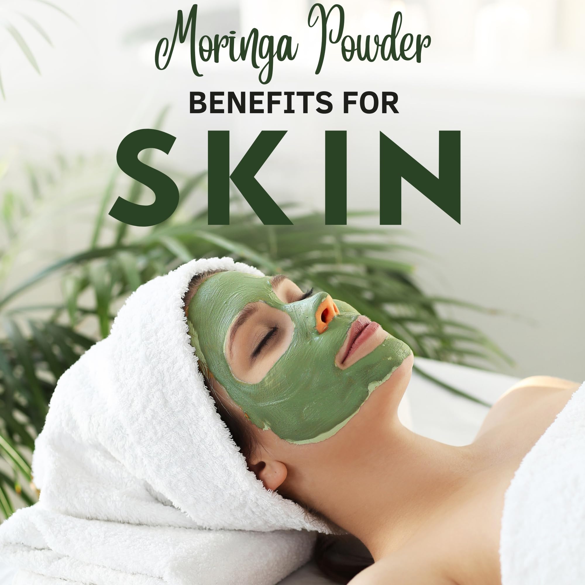 Nutrigins Moringa Powder - 1 lb - Organic Moringa Oleifera - 100% Raw and Pure Moringa Leaf Powder - Great for Drinks, Tea, Smoothies & Recipes