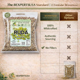 Ruda Seca Herbal Tea (4 oz) - 100% Natural Rue Dried Herbs (Ruta graveolens) - Traditional Botanical Infusion - Wildcrafted Loose Leaf